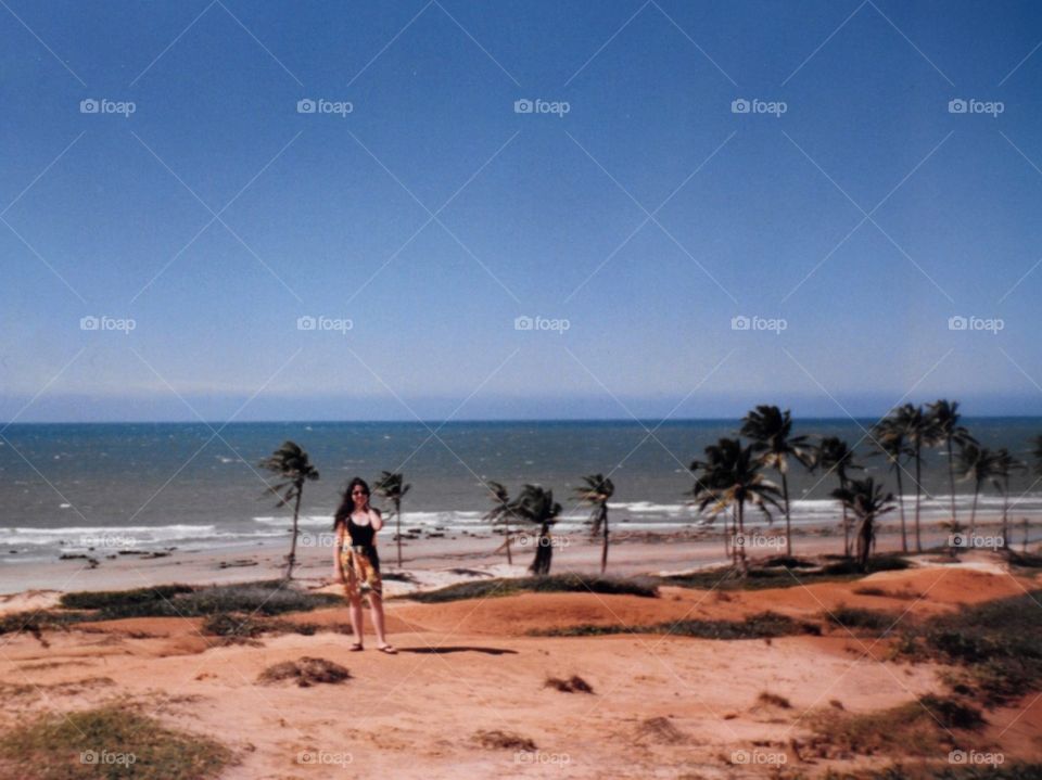 Summer vacation time in a Brazilian northeast beach - Fortaleza, capital of Ceará state. Summer, sun, sea, sand... what else may a person want to relax?