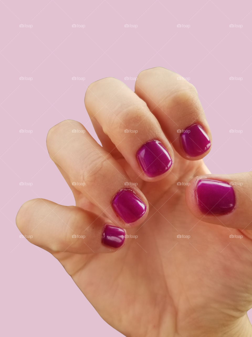 Purple Manicure