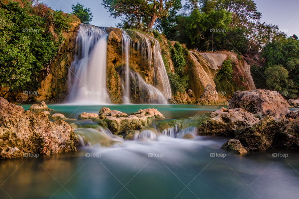 beauty of waterfall