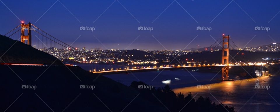 Golden Gate Bridge at Night