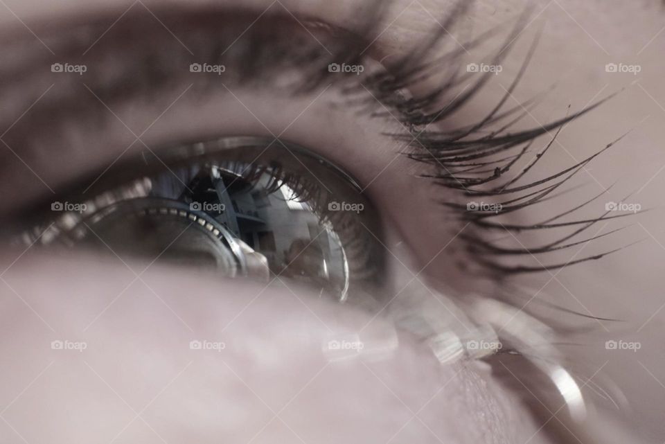 Eye#lashes#iris#reflect#lens#detail