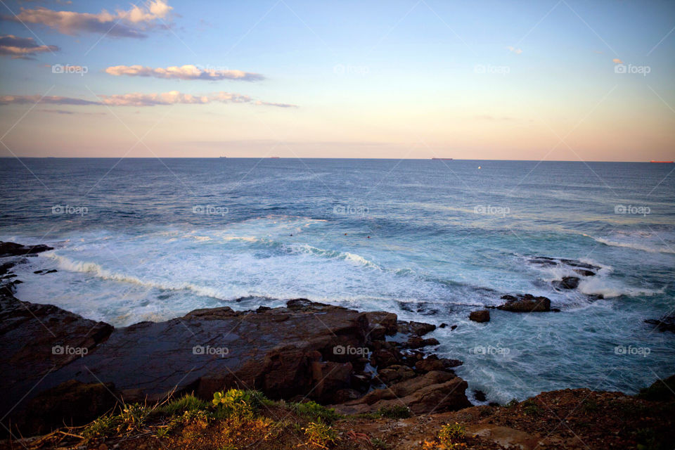 Wollongong Beach and Cliff, Australia