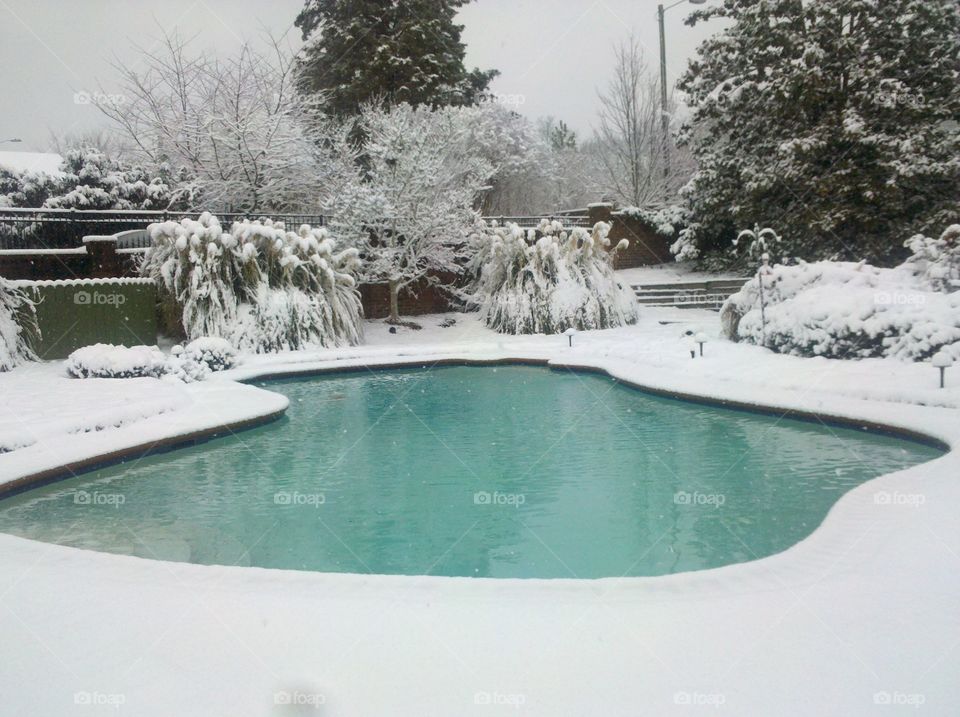 Winter pool