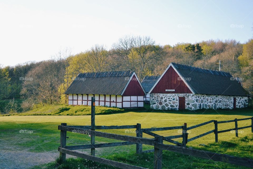 No Person, Barn, Rural, Grass, Farm