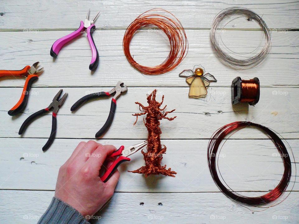 handmade copper wire crafts