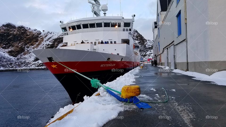 Hurtigruten cruise ship