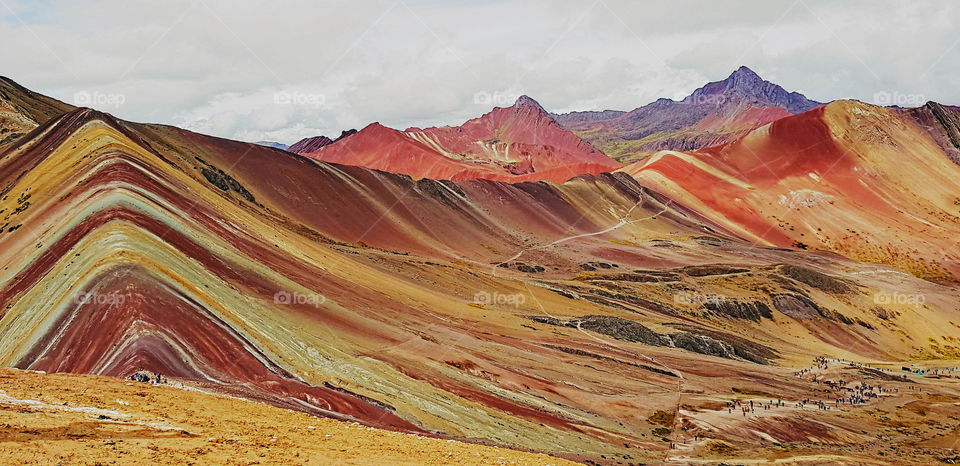 rainbow mountain Pérou