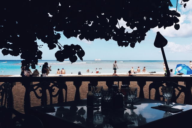 beach restaurant terrace