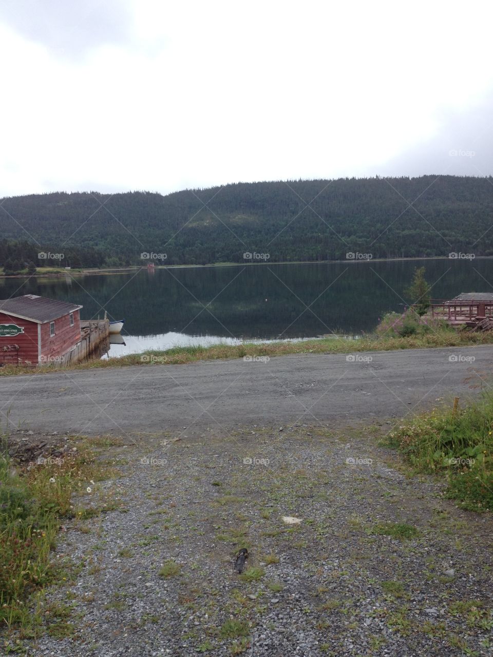 Harbour Calm. The calm of the Harbours water at a remote location.