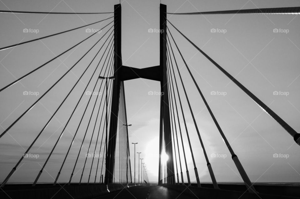 Bridge, Architecture, Sky, Steel, Urban