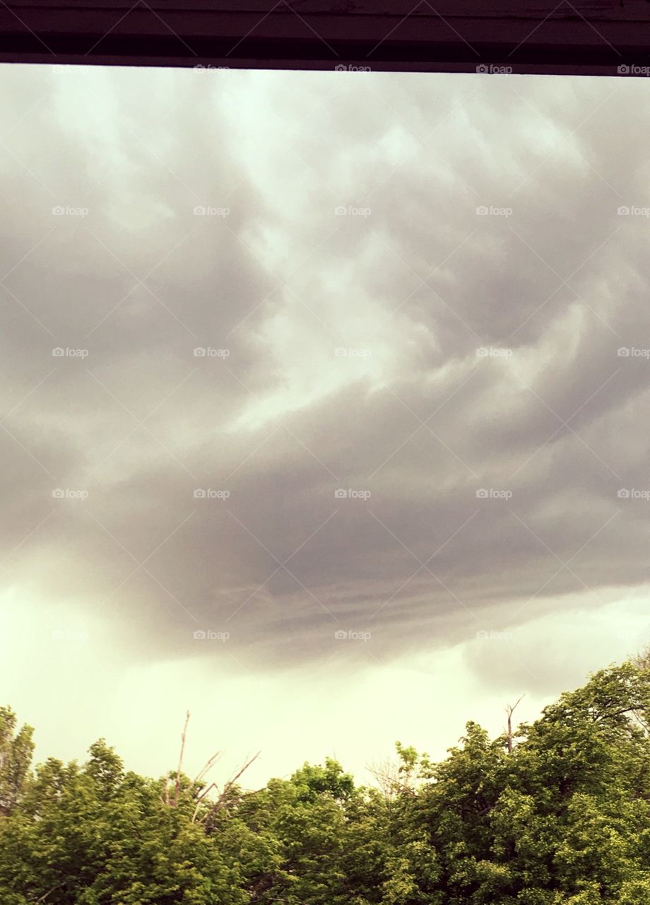 Beginning of the storm