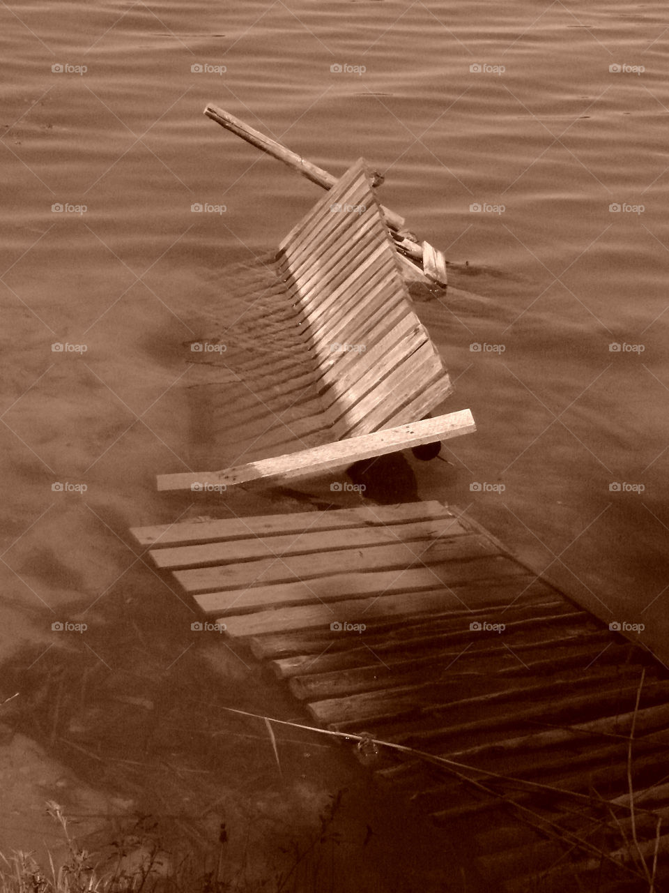 A broken pier