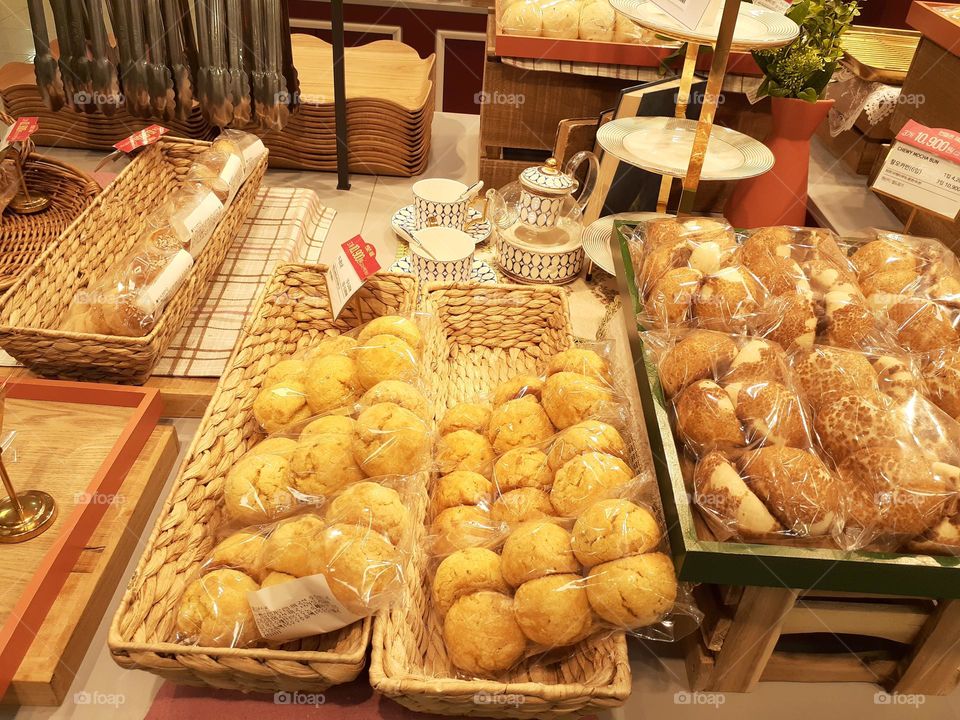 shopping mall emart in  Korea, bread