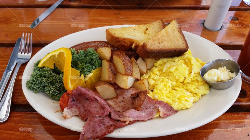 Irish Breakfast. Irish Breakfast from a restaurant in Seattle.