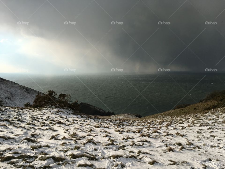 My perfect rule of thirds in North Devon, my moody sky and the beauty of nature. 