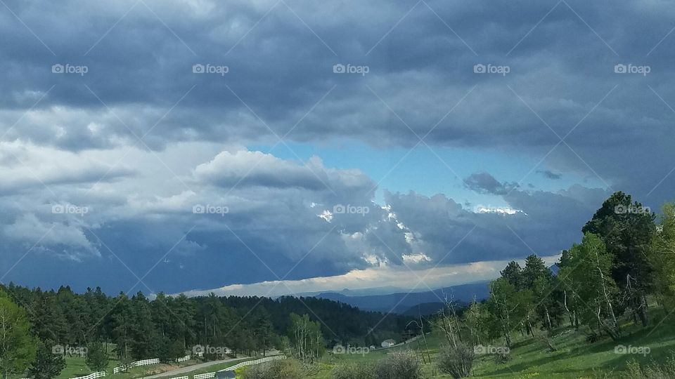 Rocky Mountain Cloudscape