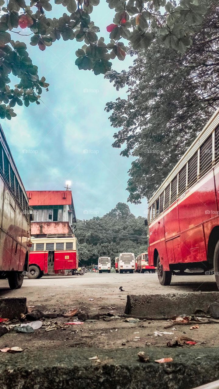 Kerala KSRTC bus stand