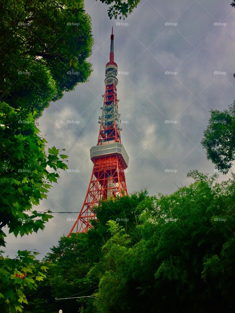 Eiffel Tower?  NOPE.  Tokyo Tower. Japan