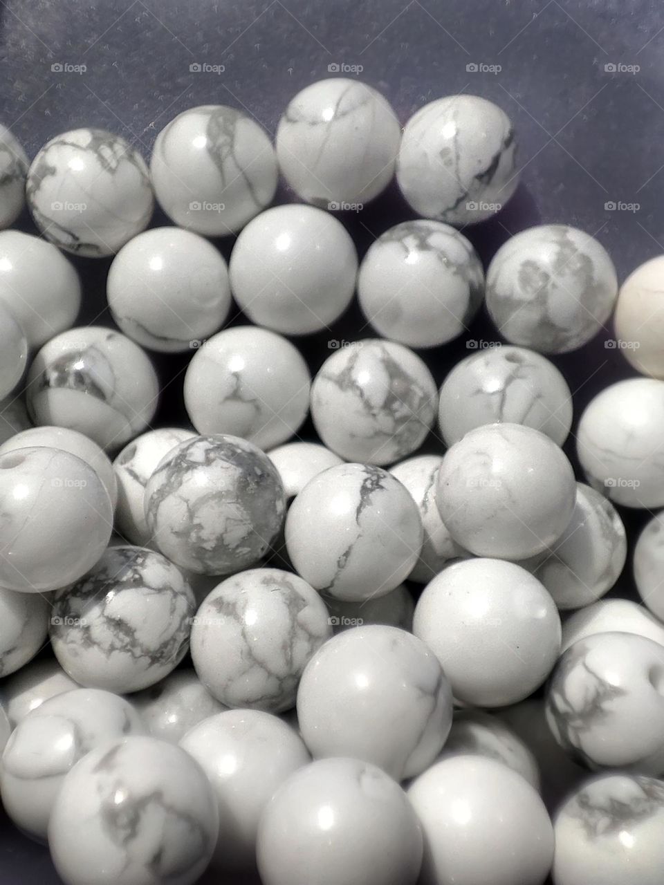 Macro photo of natural stones lying on the table