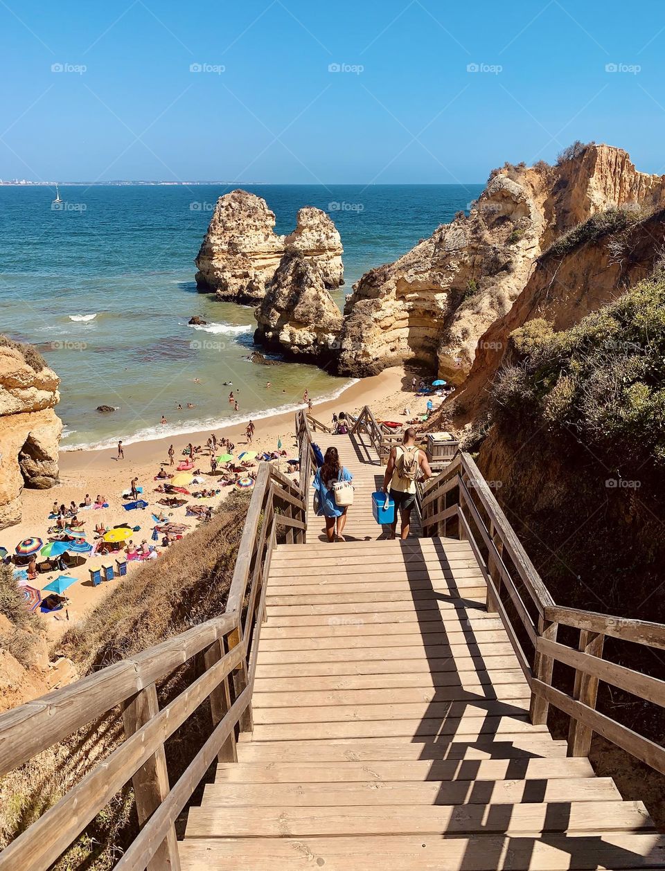 Stairs to the beach