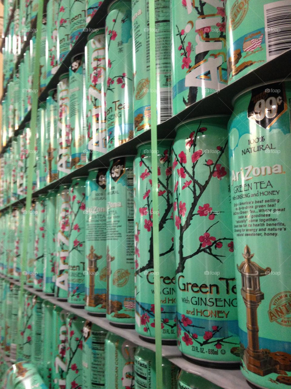 Arizona ice tea, can, container, aluminum, stack, pallet 