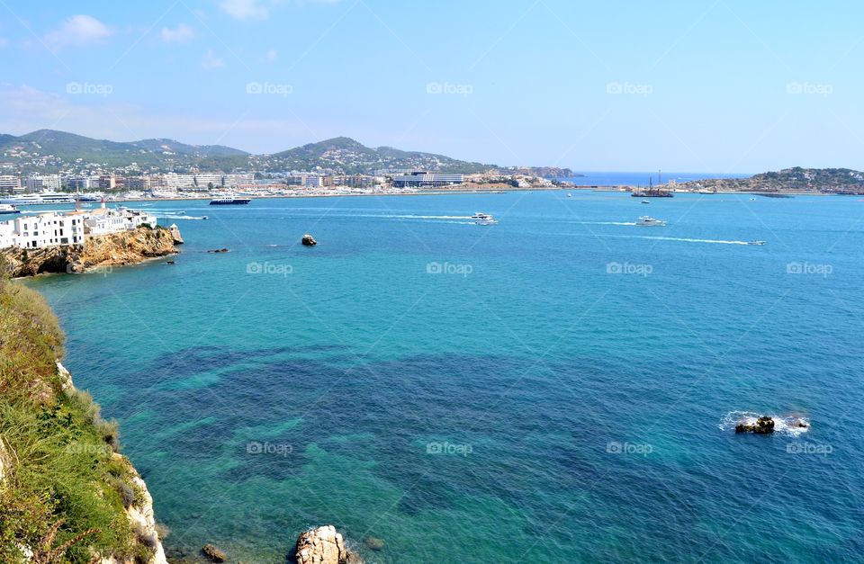 View of Ibiza from Dalt Vila