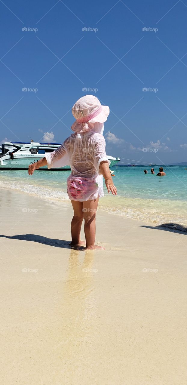 Baby on the beach