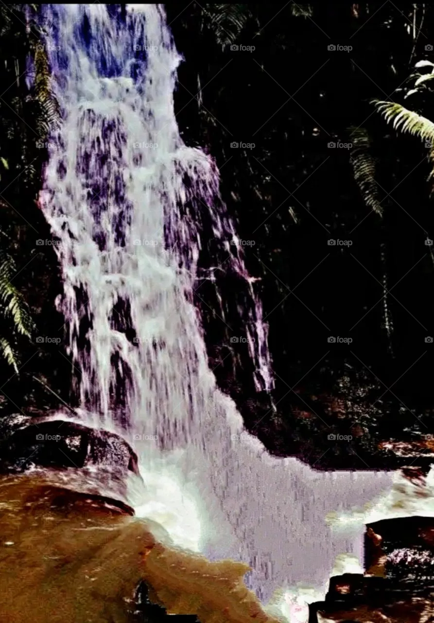 August 15th 2023 , A most beautiful and attractive view of a waterfall.