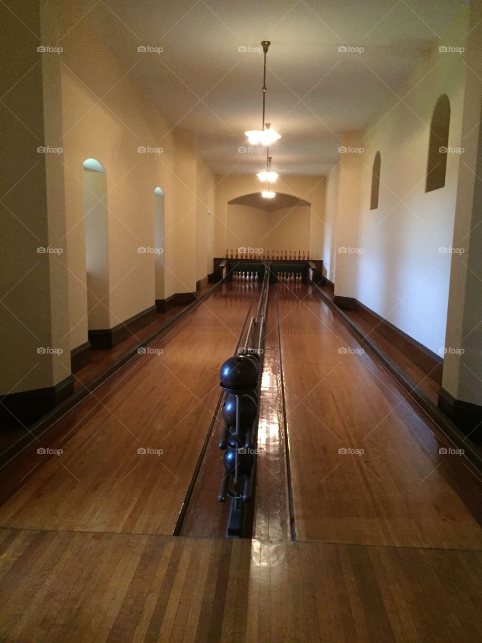 Biltmore House bowling alley