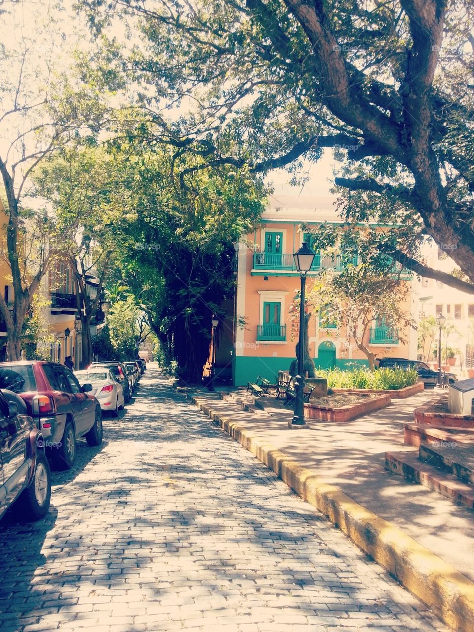 Calle en Viejo San Juan (street in Old San Juan)