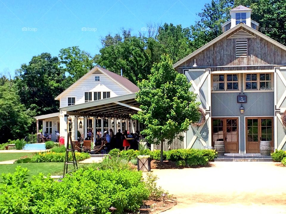 Rustic chic barn. Rustic chic barn at Pippin Hill winery in Charlottesville, VA