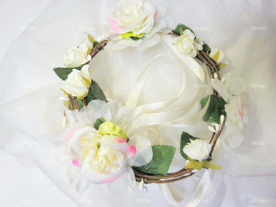 artificial flower crown