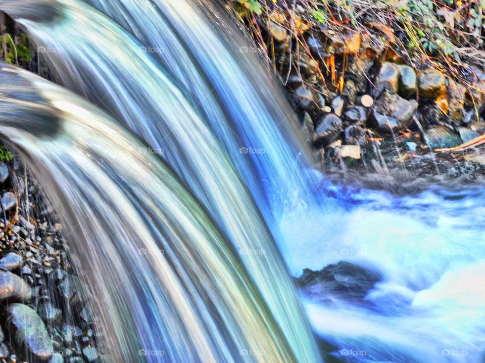 waterfall Clash of colors