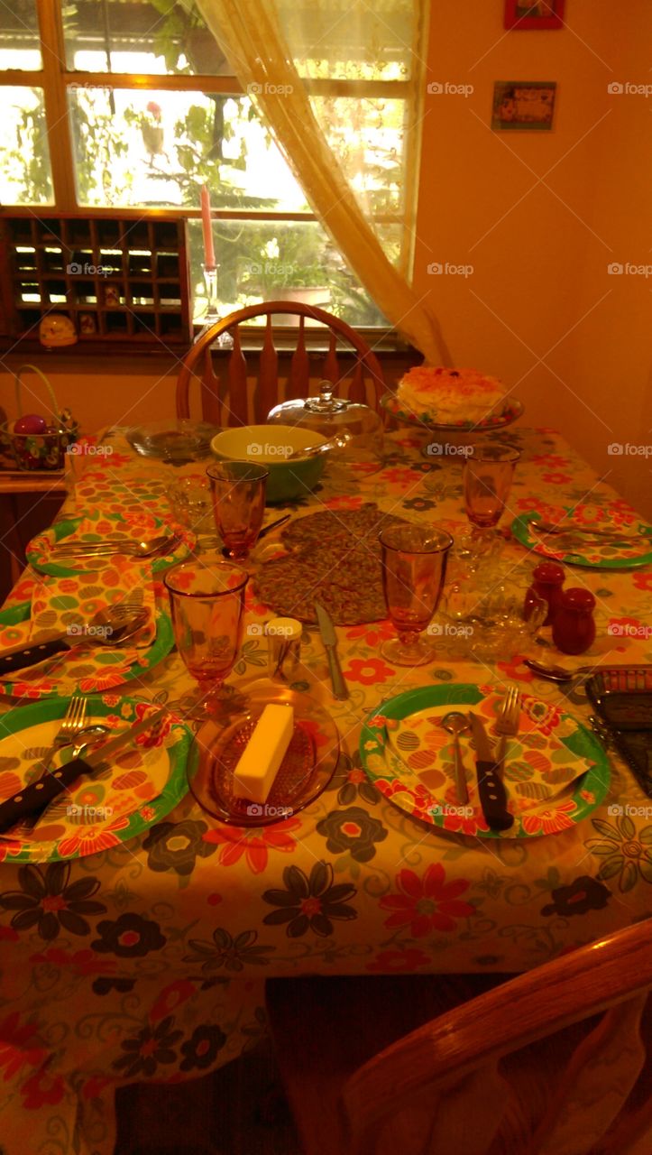 Table, Indoors, No Person, Furniture, Food