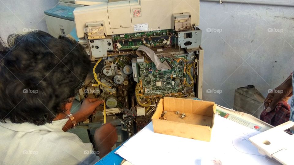 Xerox mechanism  power of man