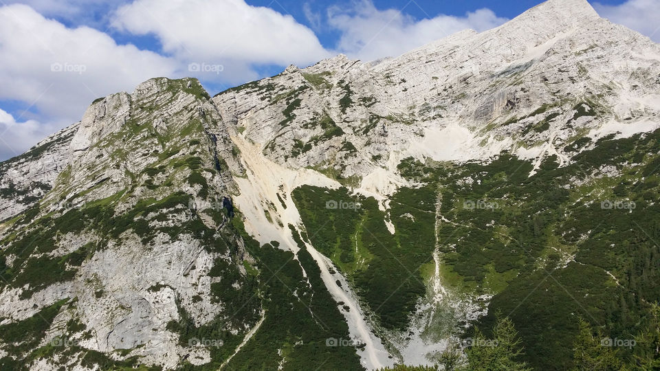 Alps. mountains in slovenia