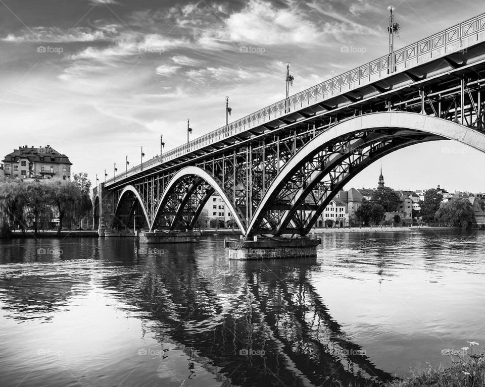 I saw this beautiful bridge in Maribor, Slovenia and decided to take a picture of it