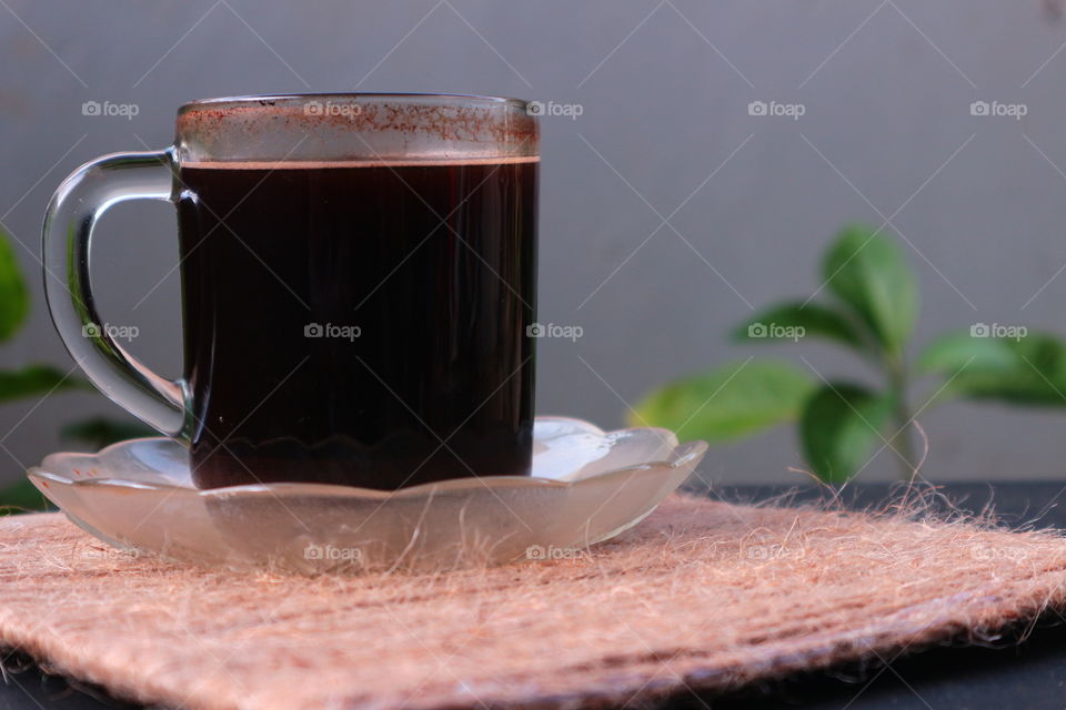 black coffee