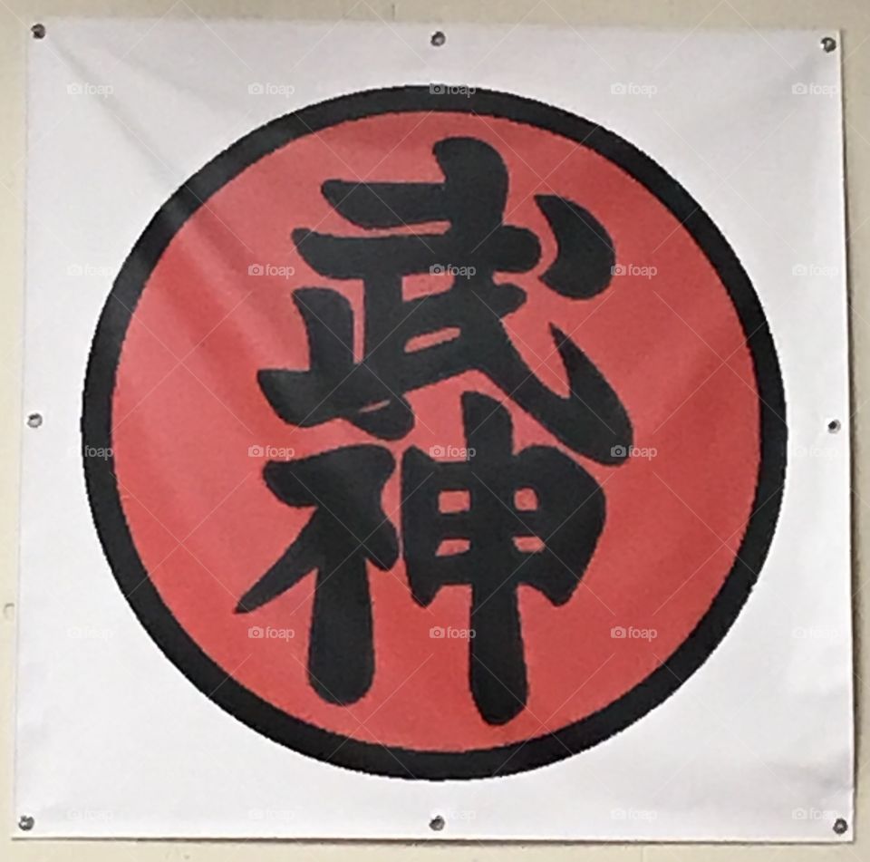 Bujinkan logo. It symbolizes an immense Japanese martial arts organization started by Masaaki Hatsumi Soke in the mid-1970s.