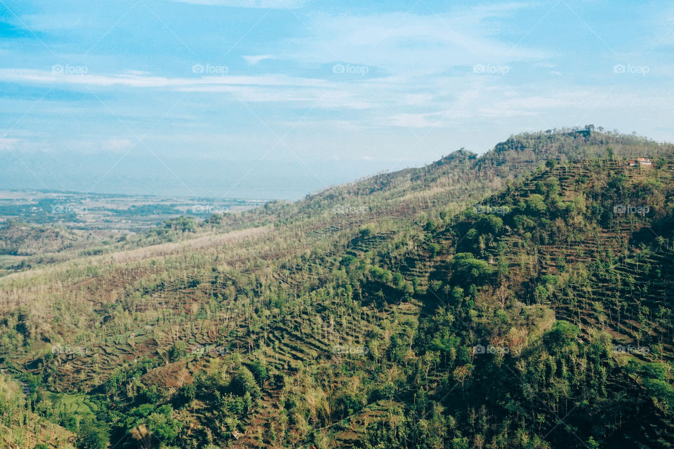A view of Bondowoso, the highland paradise.