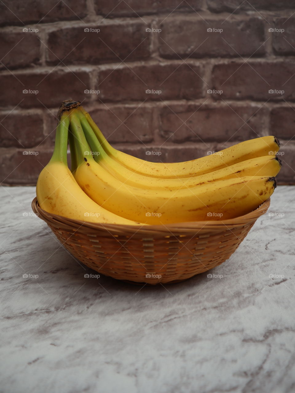 Bananas in a basket