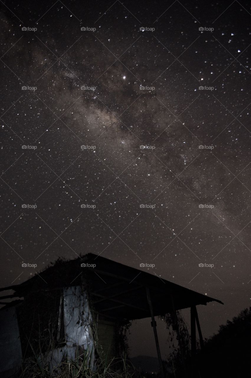 Our home our stars our milky Way Sabah.