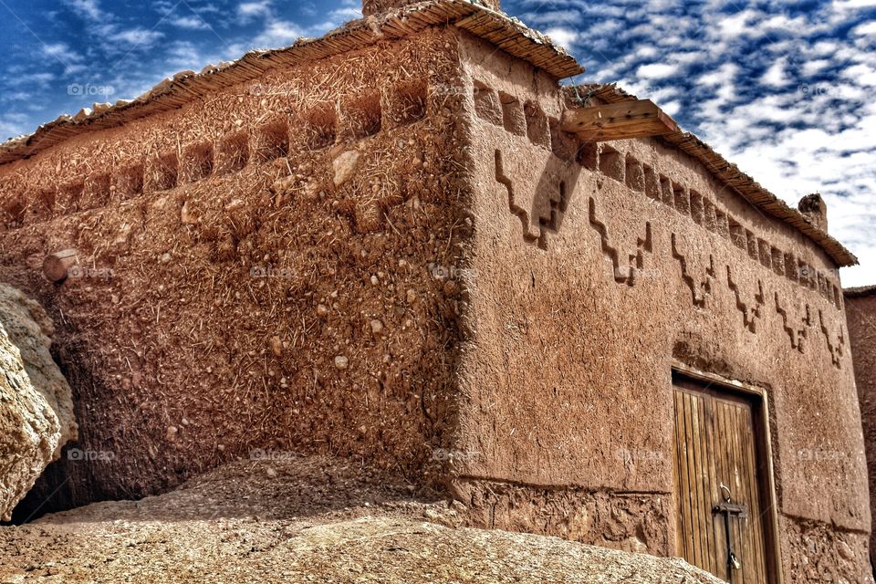 Mud Building, Morocco . Mud Building, Morocco 