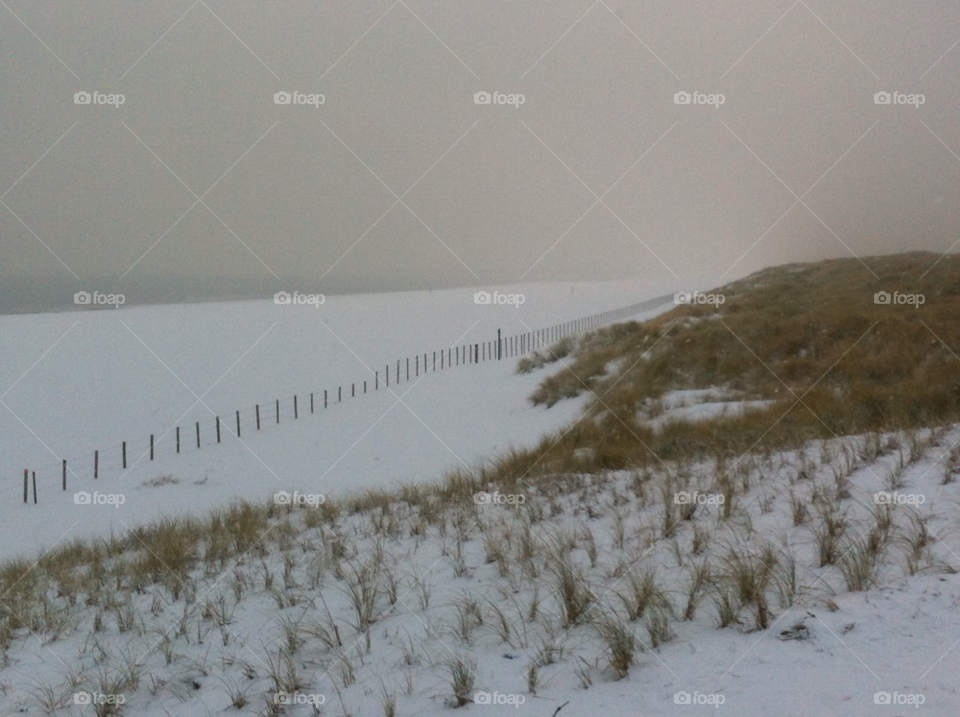snow storm dunes duinen by duncan070