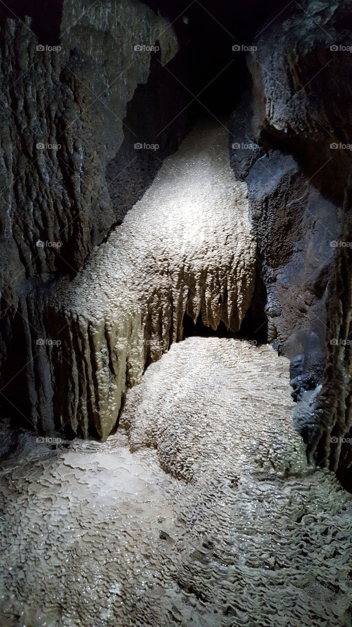 stalagmites