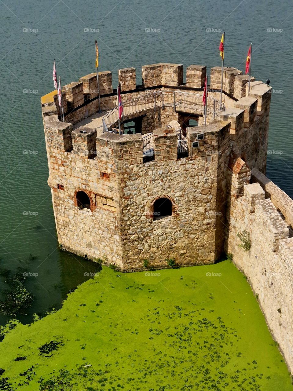 tower of the golubac fortress