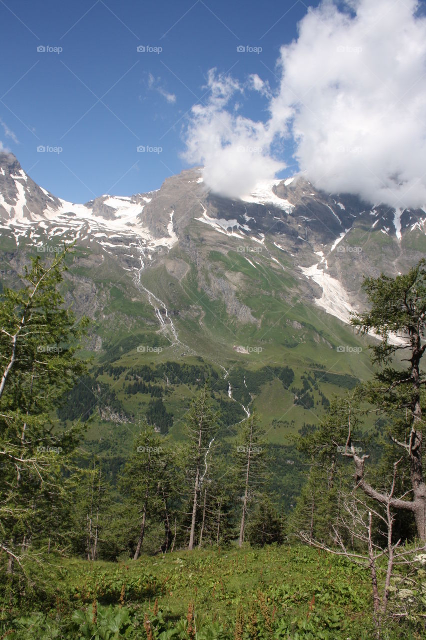 Winter mountain landscapes