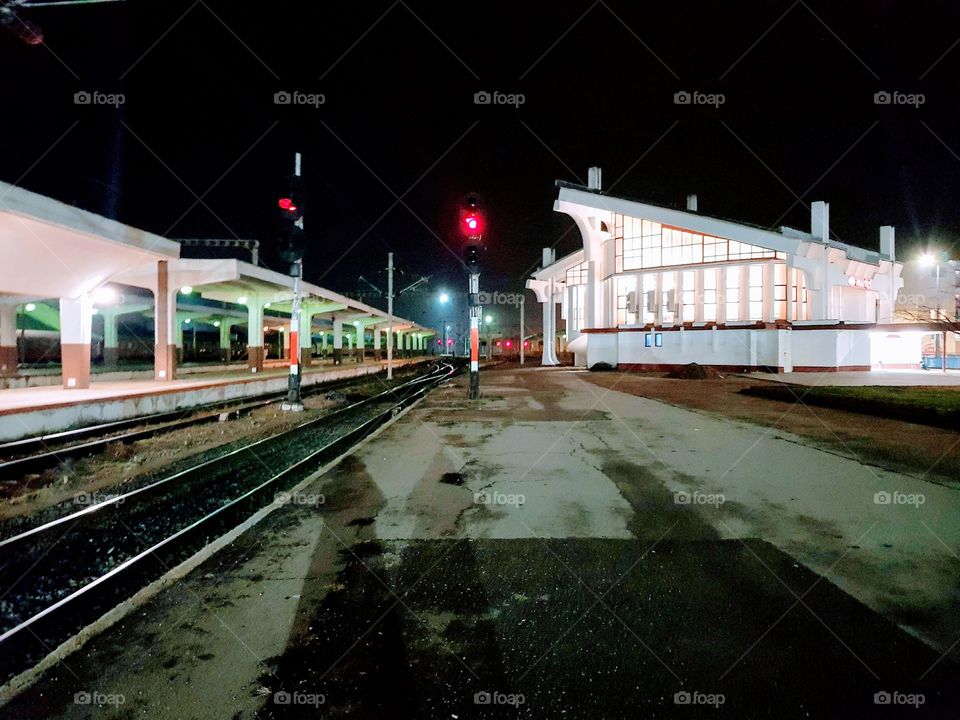 train station