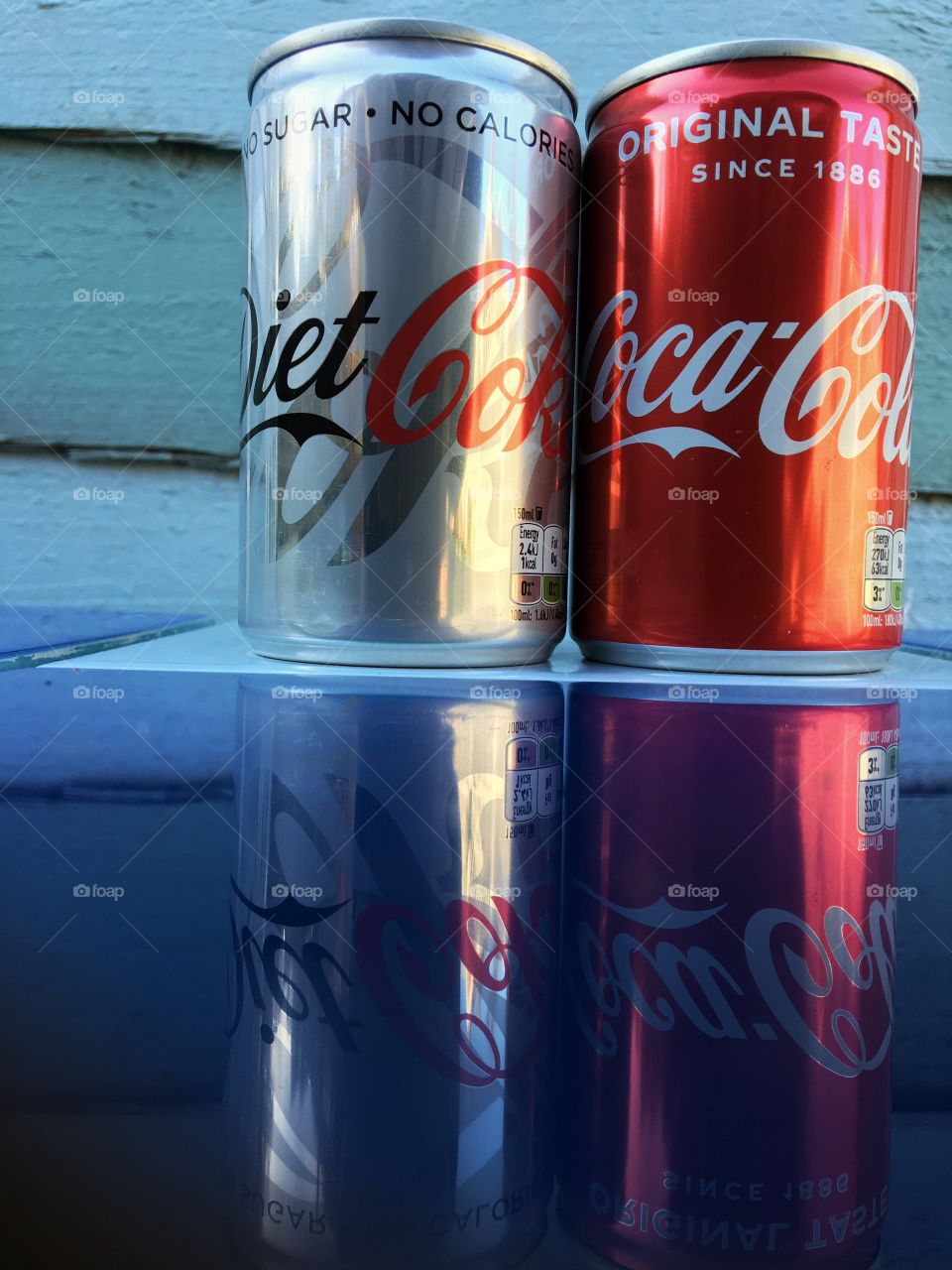 Reflection of coca -cola🧋