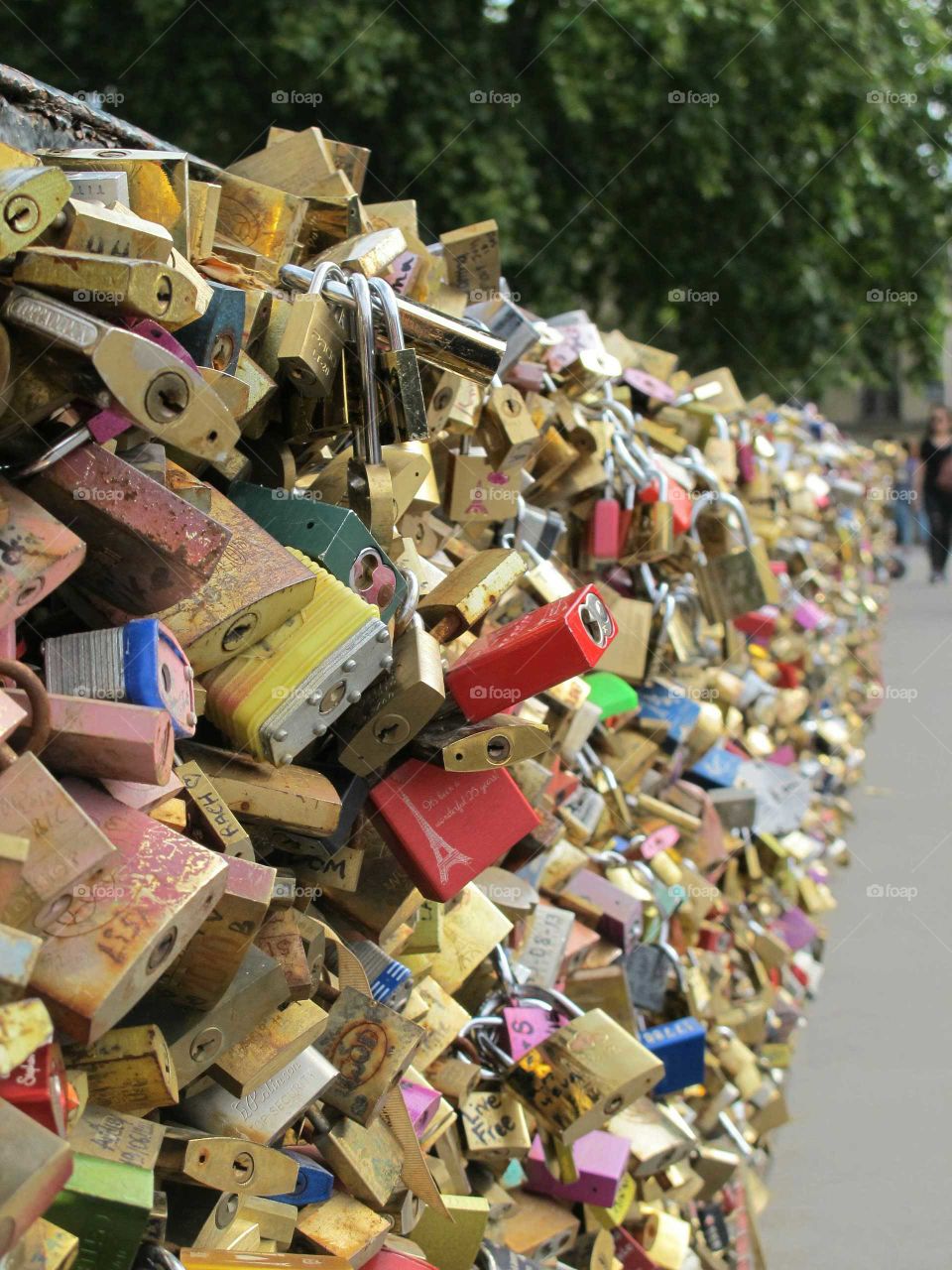 Love Lock. Bridge - Paris